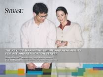Surveillance Recorded Webinar on Sybase ASE and RepServer
